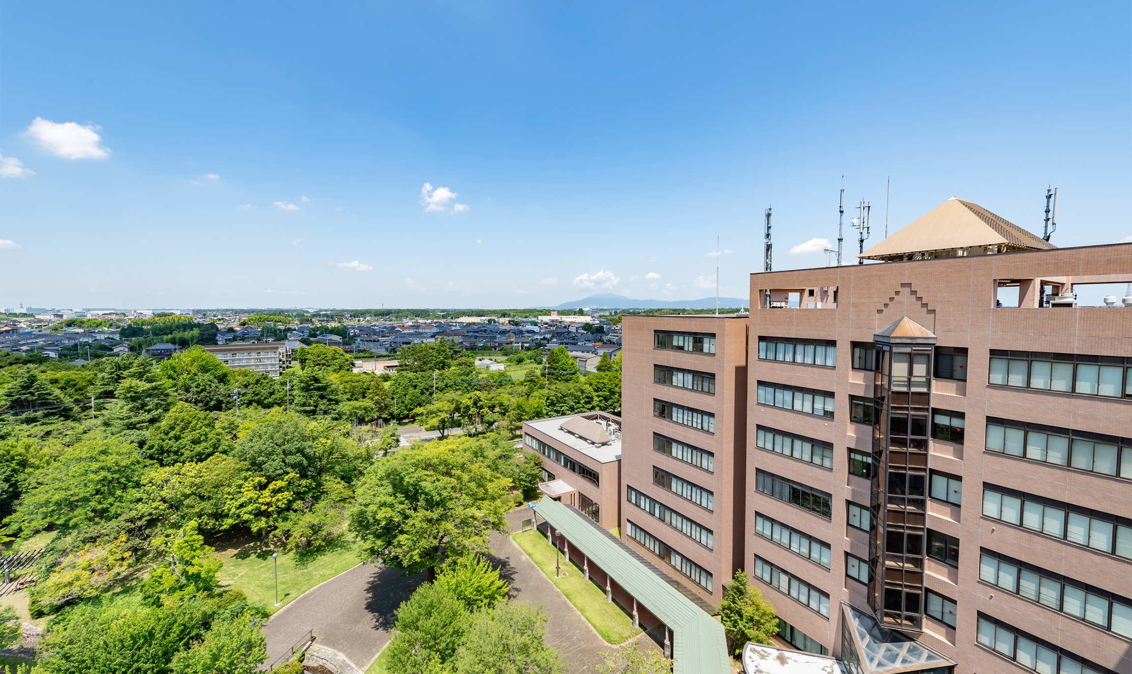 茨城大学阿見キャンパスの風景